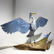 Heron & Butterfly