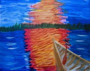 Sunset-Canoe