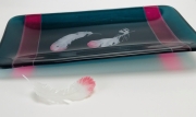 pink-feather-platter-with-sculptural-feather